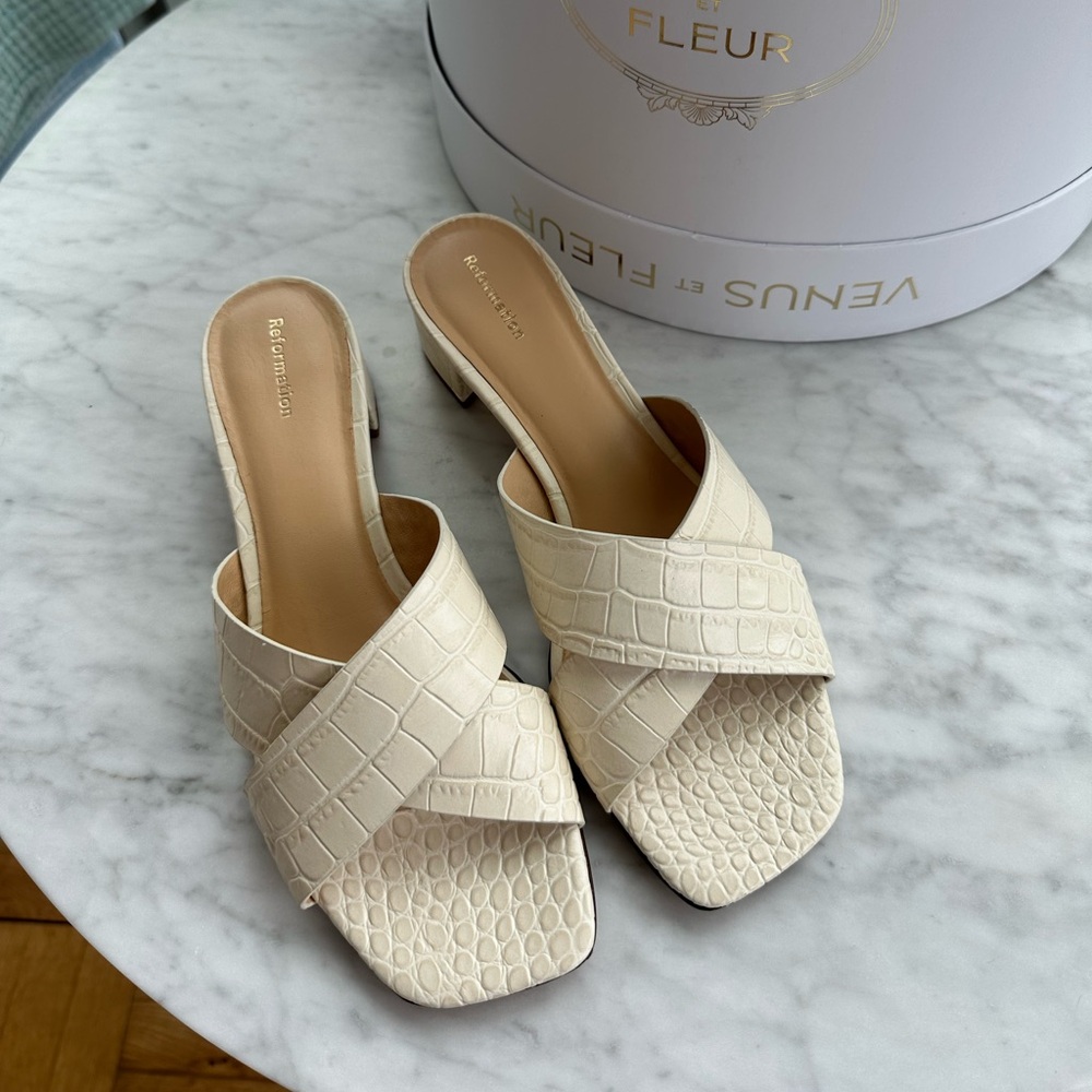 New Reformation sandals - size 7